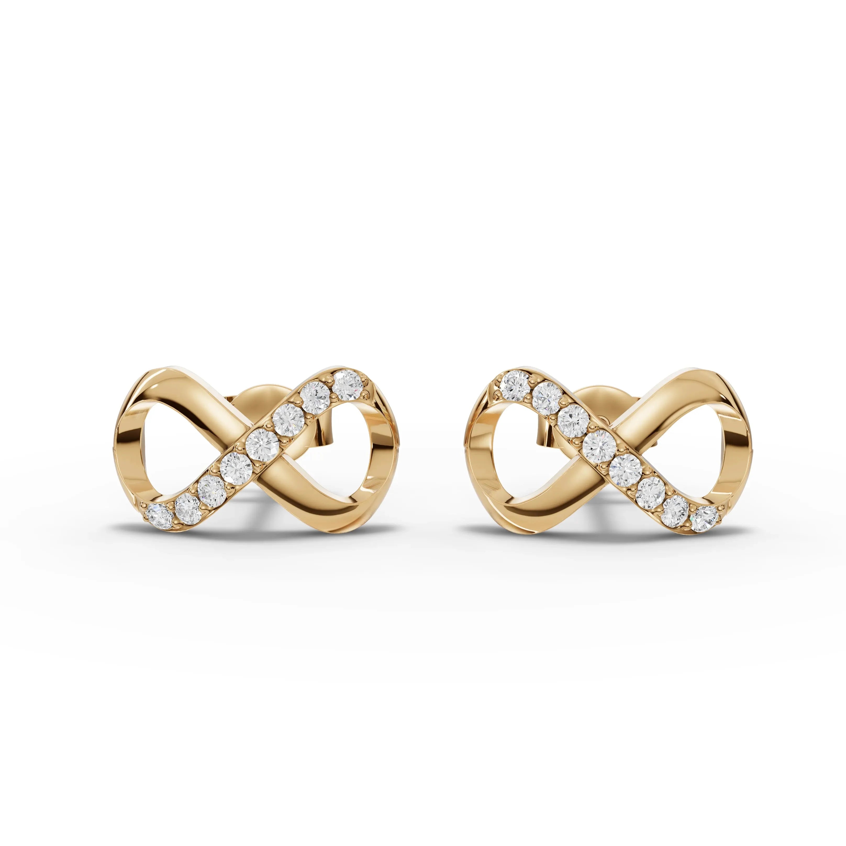 0.2CT Round Lab Diamond Infinity Fashion Earrings