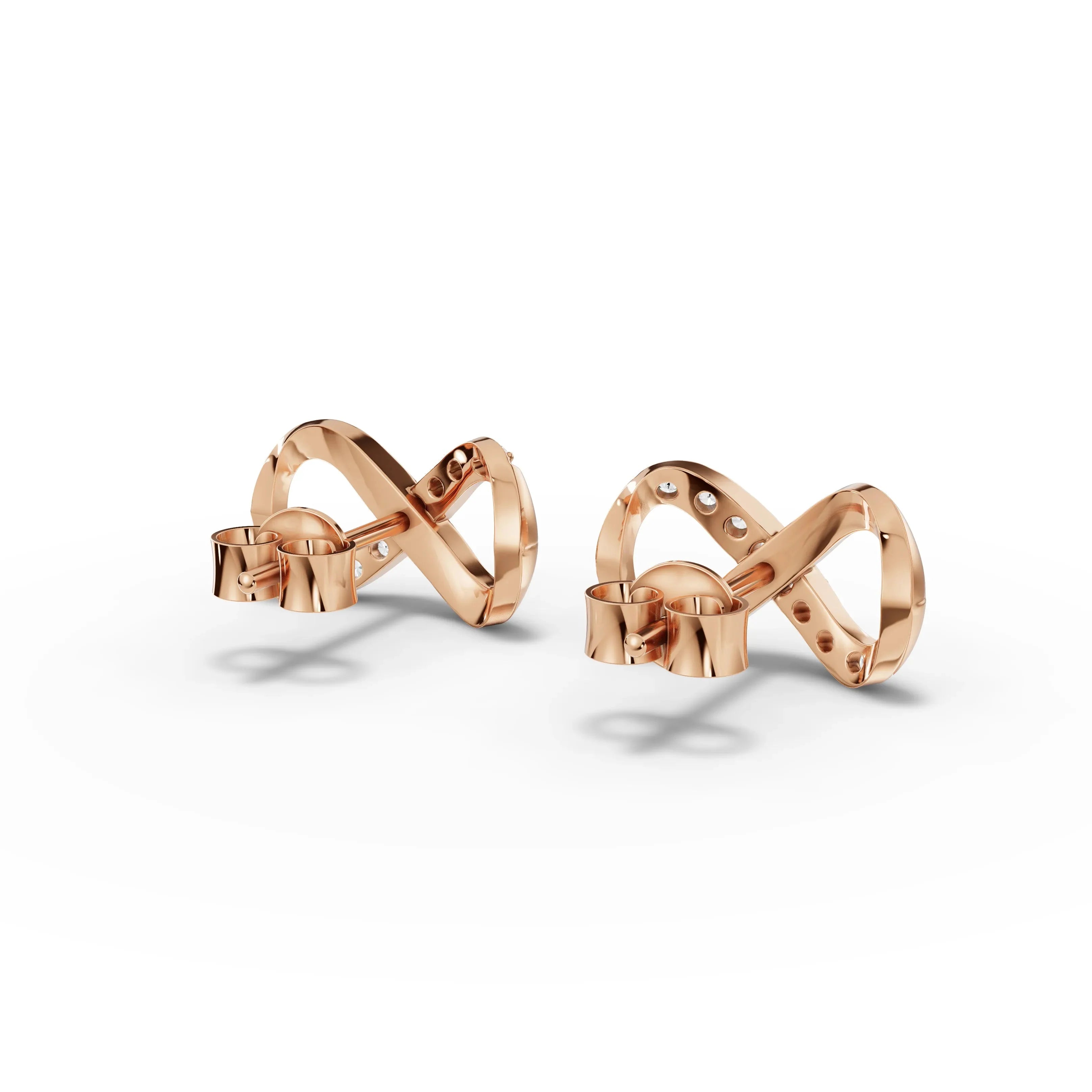 0.2CT Round Lab Diamond Infinity Fashion Earrings