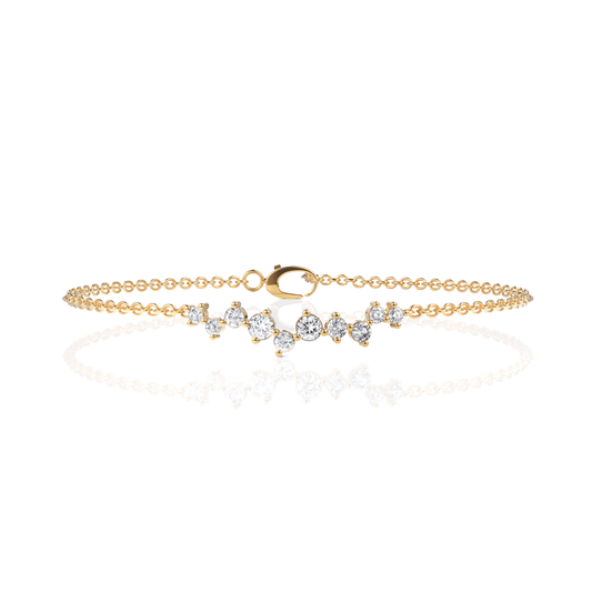 0.5CT Round Lab Diamond Sleek Fashion Bracelet