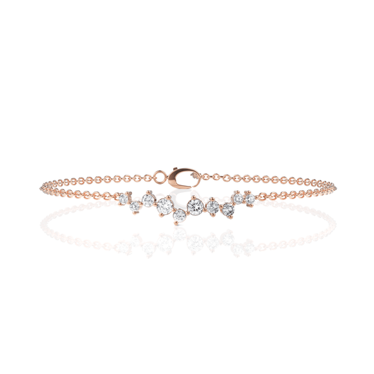 0.5CT Round Lab Diamond Sleek Fashion Bracelet