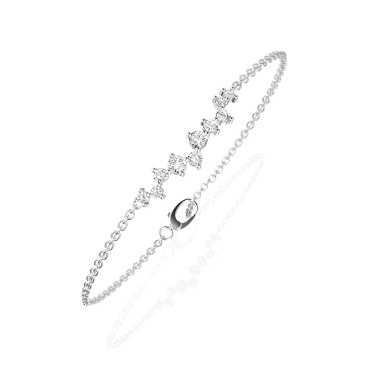 0.5CT Round Lab Diamond Sleek Fashion Bracelet