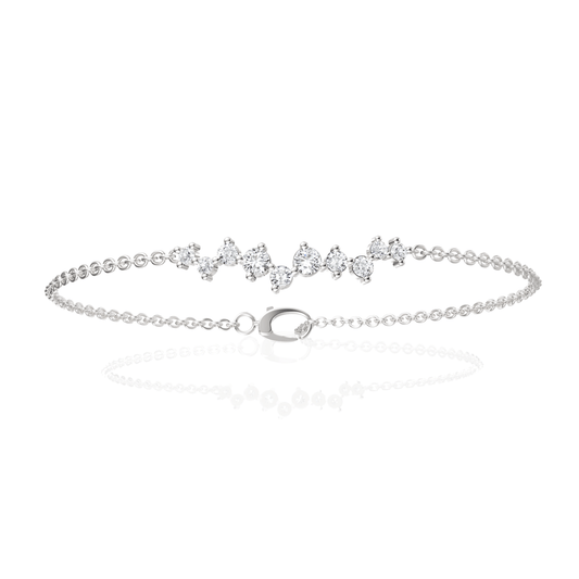 0.5CT Round Lab Diamond Sleek Fashion Bracelet