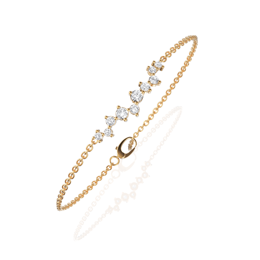 0.5CT Round Lab Diamond Sleek Fashion Bracelet