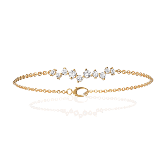 0.5CT Round Lab Diamond Sleek Fashion Bracelet