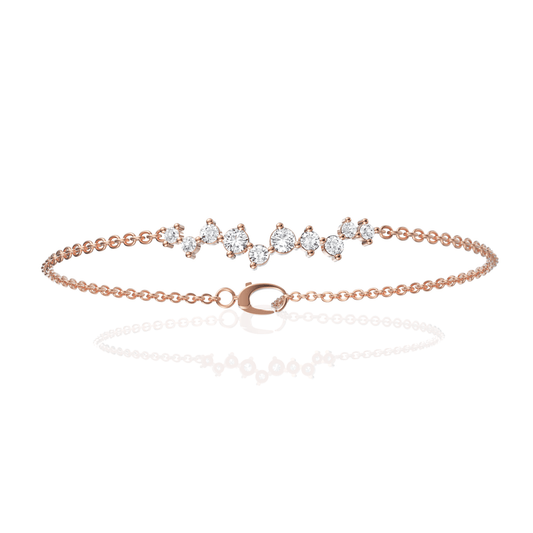 0.5CT Round Lab Diamond Sleek Fashion Bracelet