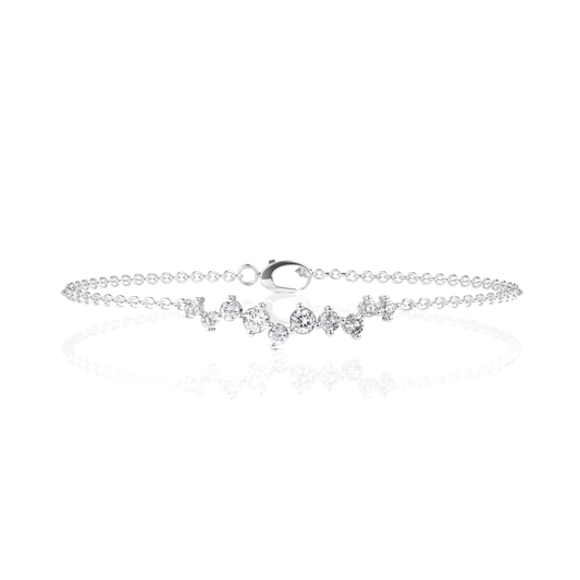 0.5CT Round Lab Diamond Sleek Fashion Bracelet
