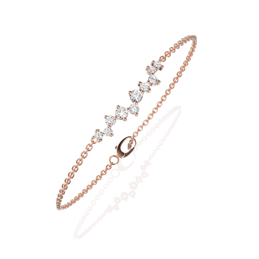 0.5CT Round Lab Diamond Sleek Fashion Bracelet