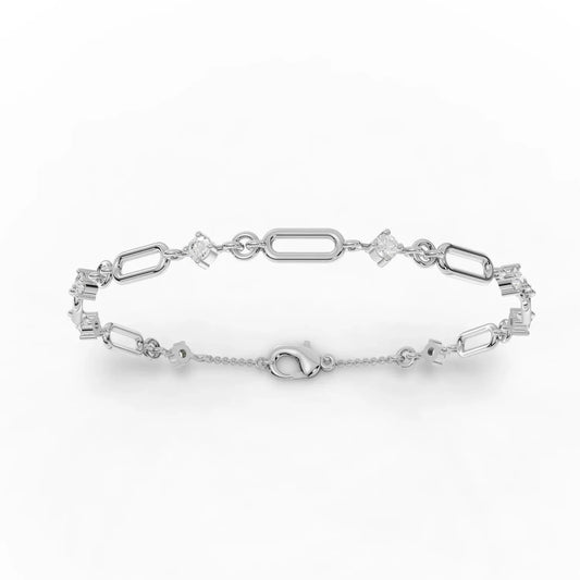 0.64CT Round Lab Diamond Glimmer Bracelet