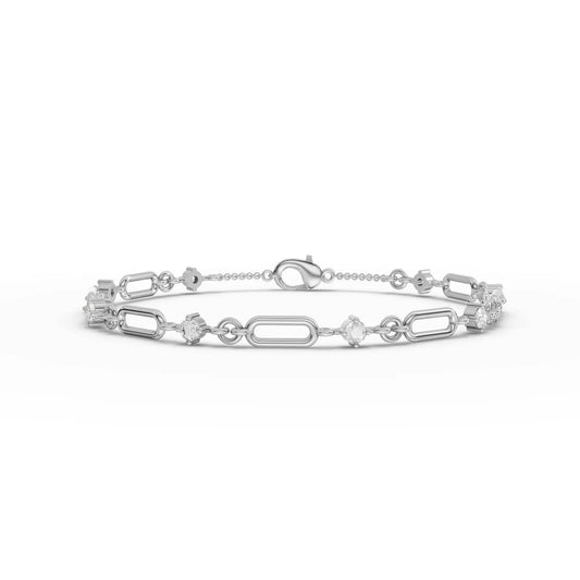 0.64CT Round Lab Diamond Glimmer Bracelet