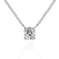 0.75CT Cushion Lab Diamond Solitaire Pendant