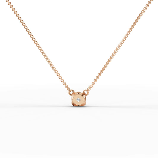 1CT Round Lab Diamond Solitaire Pendant