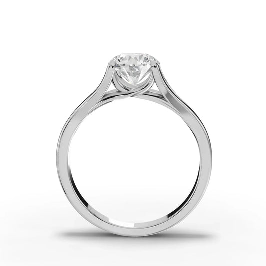 1CT Round Lab Diamond Solitaire Ring