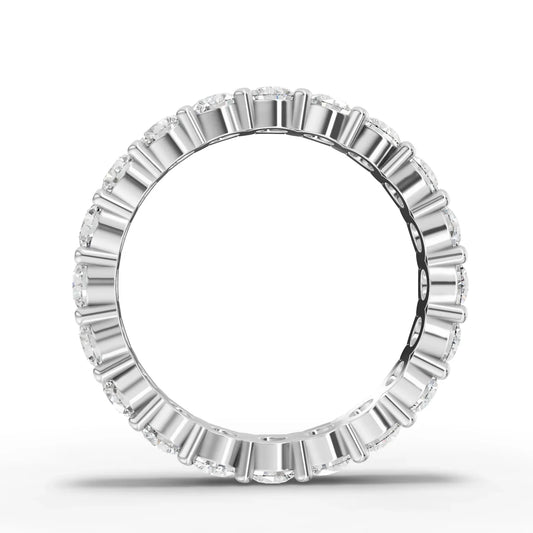 2CT Round Lab Diamond Full Eternity Ring