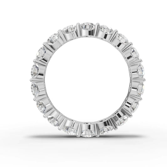 3.17CT Round Lab Diamond Full Eternity Ring