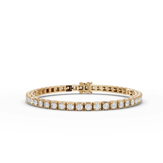 4.84CT Round Lab Diamond Tennis Bracelet