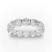 6.3CT Cushion Lab Diamond Full Eternity Ring