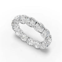 6.3CT Cushion Lab Diamond Full Eternity Ring