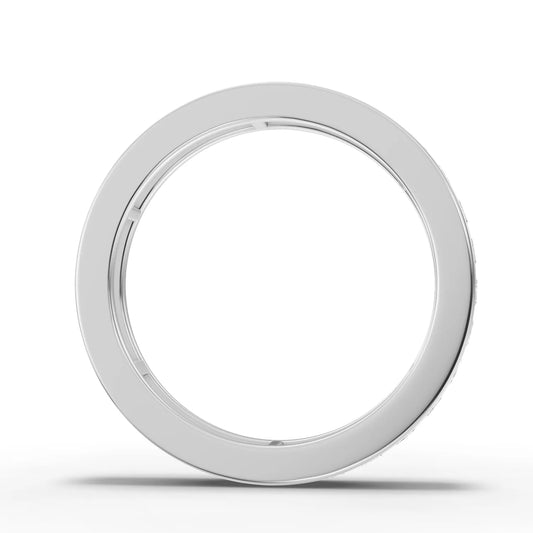 1.86 CT Princess Lab Diamond Full Eternity Wedding Ring